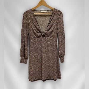 Lush Knotted-Front Minidress, size S